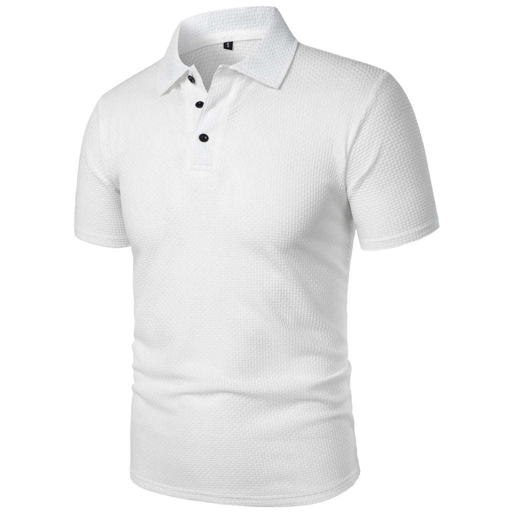 Ice‑Silk Mesh Waffle Polo Shirt，12 Colors，Size S‑7XL