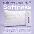 Mellow Sleep Ploof Pillow, Extra-Fluffy Bed Pillow
